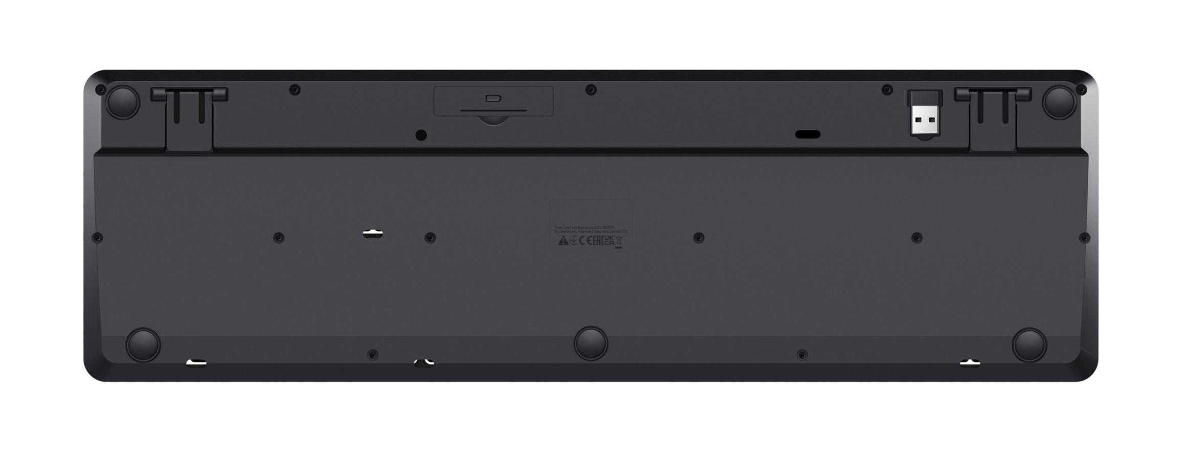Teclado TRUST Ody II (Inglês - Interruptor de membrana - Tamanho completo - Preto) — miniatura 5