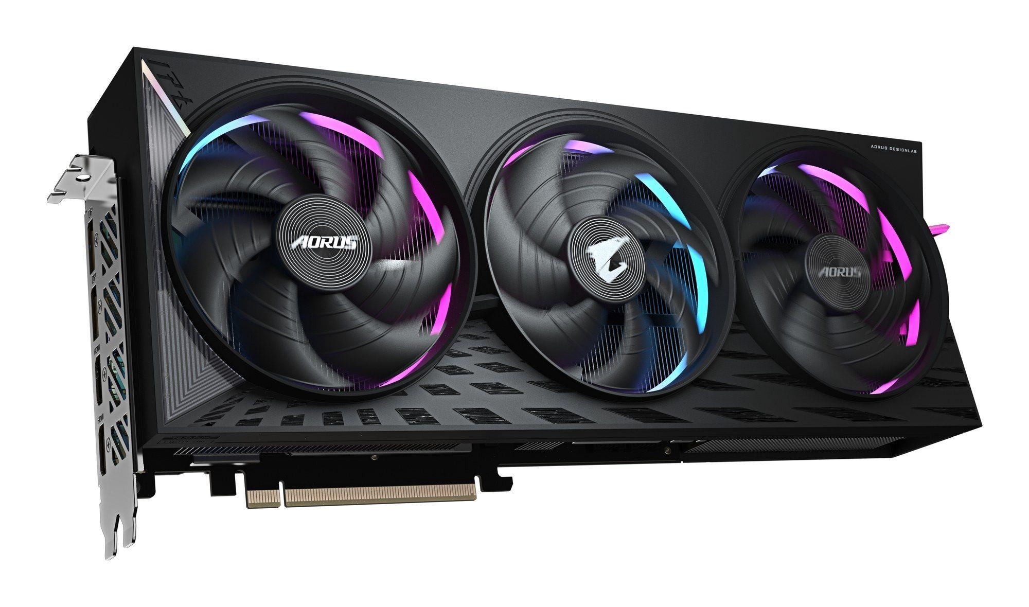Placa Gráfica GIGABYTE AORUS Radeon RX 9070 XT ELITE 16G (Radeon RX 9070 XT - 20000 MHz - 16 GB - Preto), miniatura 3