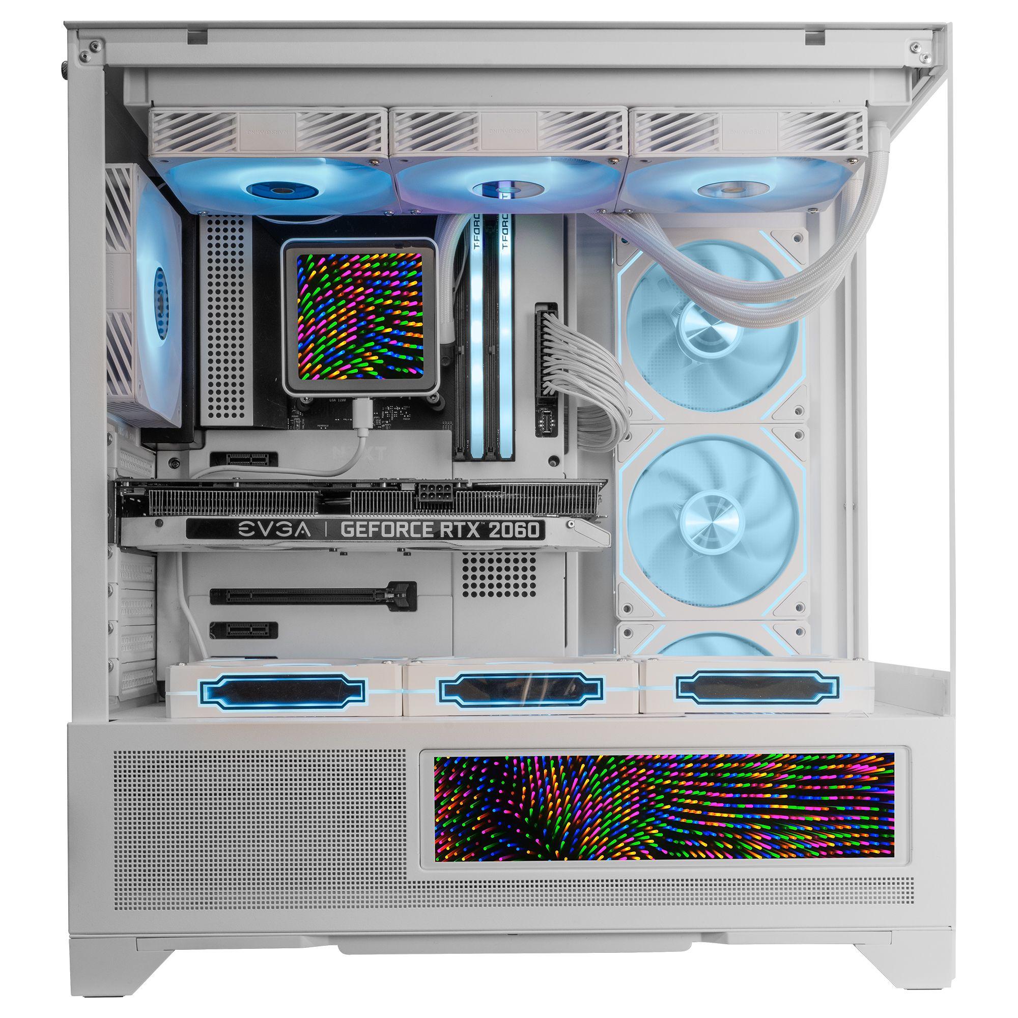 Caixa PC MARS GAMING MC-LCDX (ATX - Ecrã IPS 9,16" - Branco) — miniatura 4