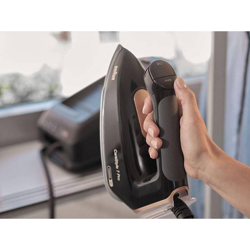 Centro de Engomar BRAUN CareStyle 7 Pro IS7286BK (2700 W - 2 l - EloxalPlus soleplate - Preto), miniatura 3