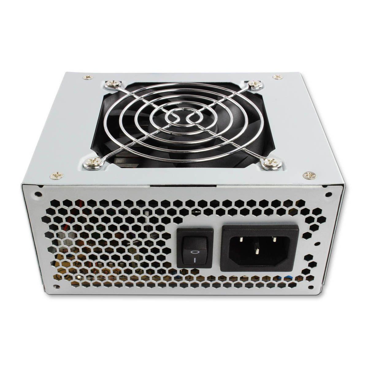 Fonte de Alimentação TOOQ Ecopower II TQEP-500S-SFX (micro ATX - 500 W - Não modular - Prateado), miniatura 4