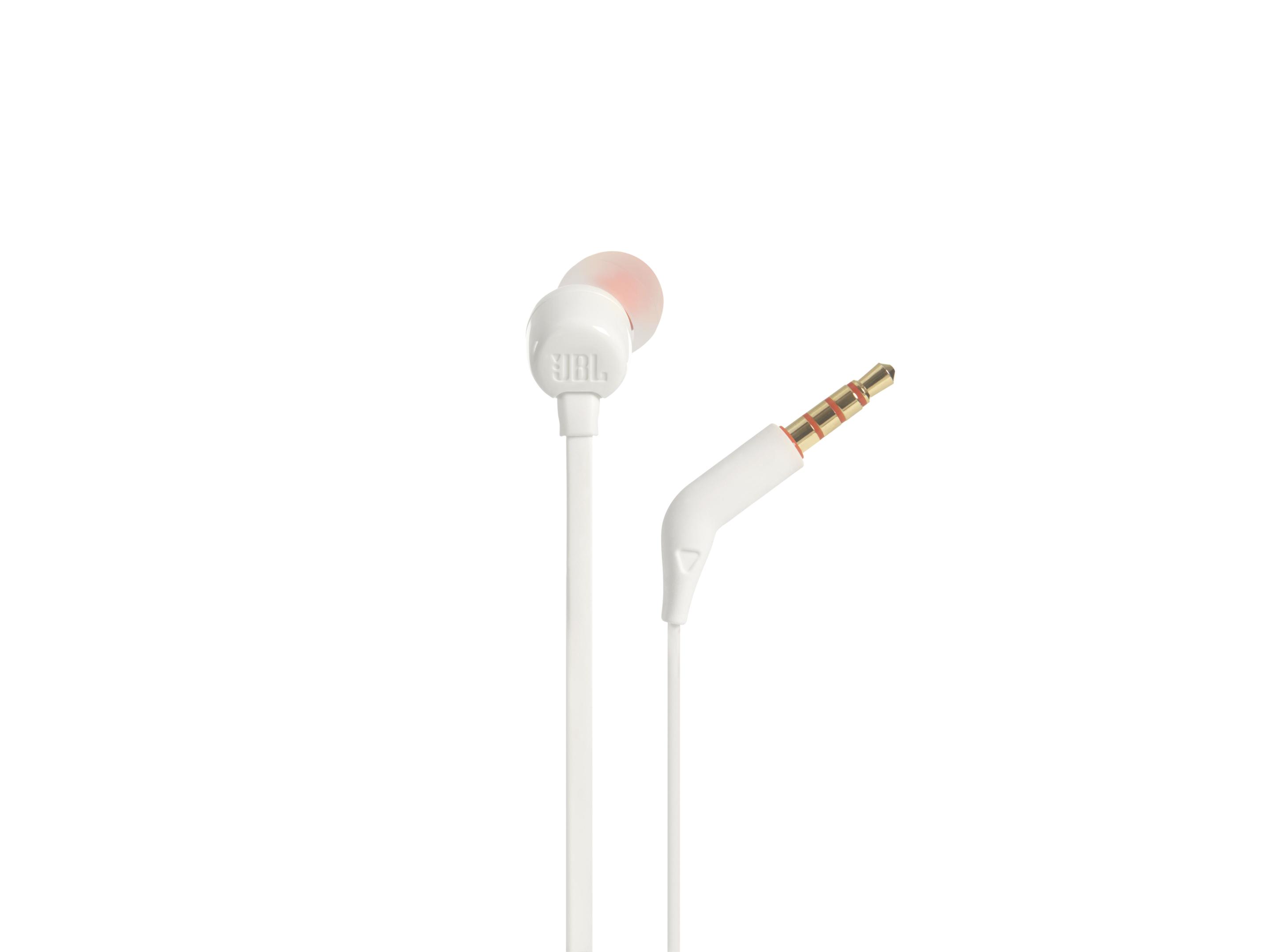 Auscultadores JBL T110 (Binaural - Com fios - Intra-aural - Branco), miniatura 4