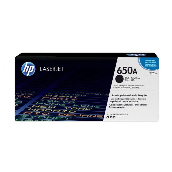 Toner HP 650A CE270AH (13500 páginas - HP LaserJet Enterprise M750 - Preto)