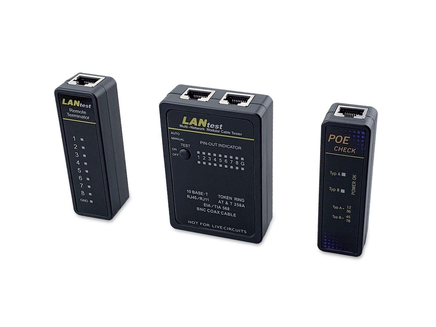 Testador de Cabos de Rede EQUIP 129968 (Preto)
