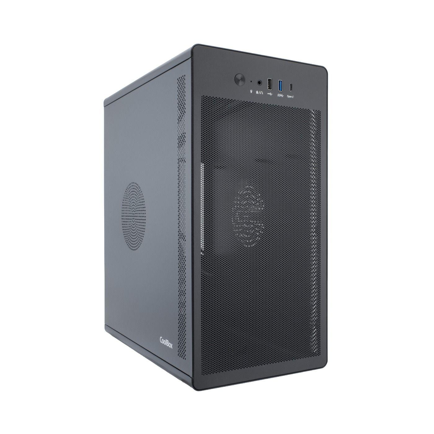 Caixa PC COOLBOX M100 (Midi Tower - 160 mm - 300 mm - Preto), miniatura 2