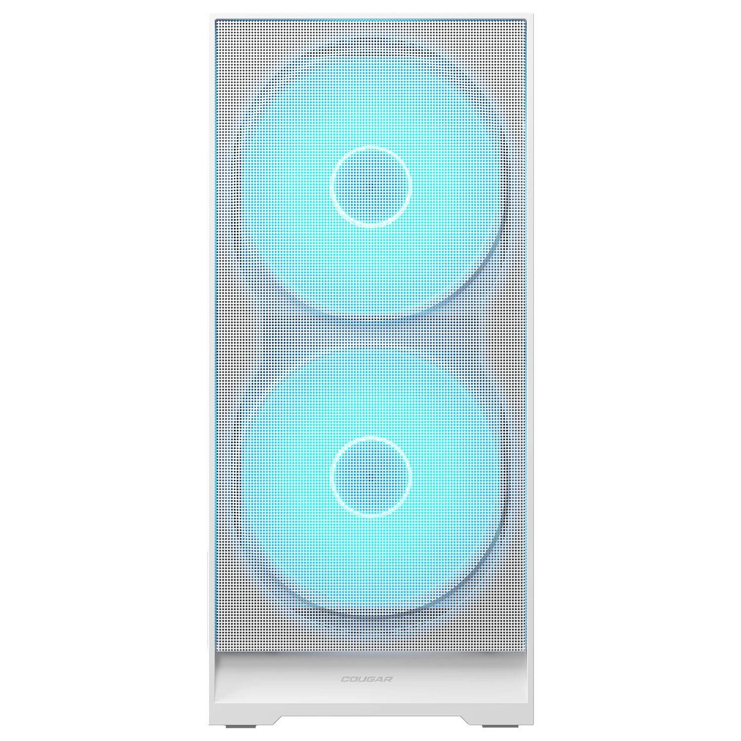 Caixa de Computador COUGAR CGR-5VA4W-RGB Airface 180 (ATX, CEB, Micro ATX, Mini-ITX - Midi Tower - 17 cm - Branco), miniatura 2