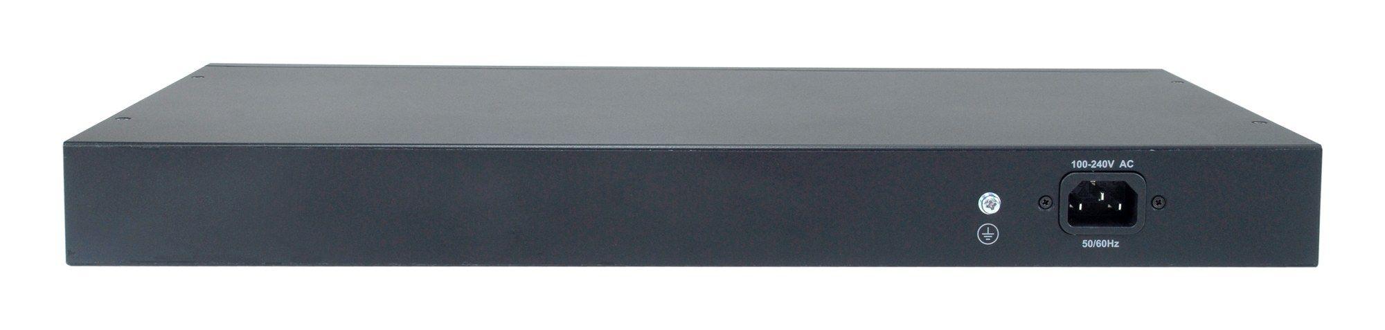 Switch Gerido LEVEL ONE XEL-1291 (10G Ethernet - 240 Gbit/s - L3 - Preto) — miniatura 3