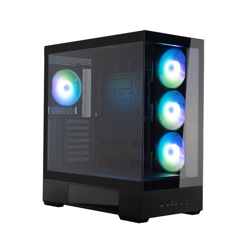 Caixa ATX ZALMAN P40 DS (Midi Tower - Ecrã LCD tátil de 9,1" - Preto) — miniatura 2