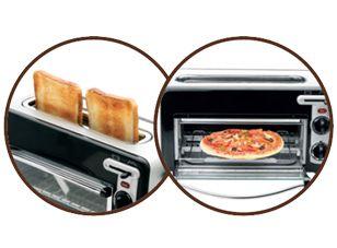 Torradeira TEFAL TL600830 (1300 W - 2 fatias - Altura 14 cm - Alumínio e Preto) — miniatura 2