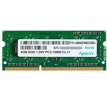 Memória RAM APACER DV.04G2K.KAM (1600 MHz - 4 GB - SO-DIMM)