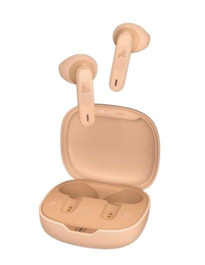 Auscultadores True Wireless JBL Vibe Flex (USB Type-C - Bege)
