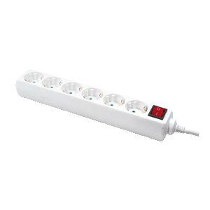 Extensão Elétrica LOGILINK LPS202 (1,5 m - Schuko - Branco)