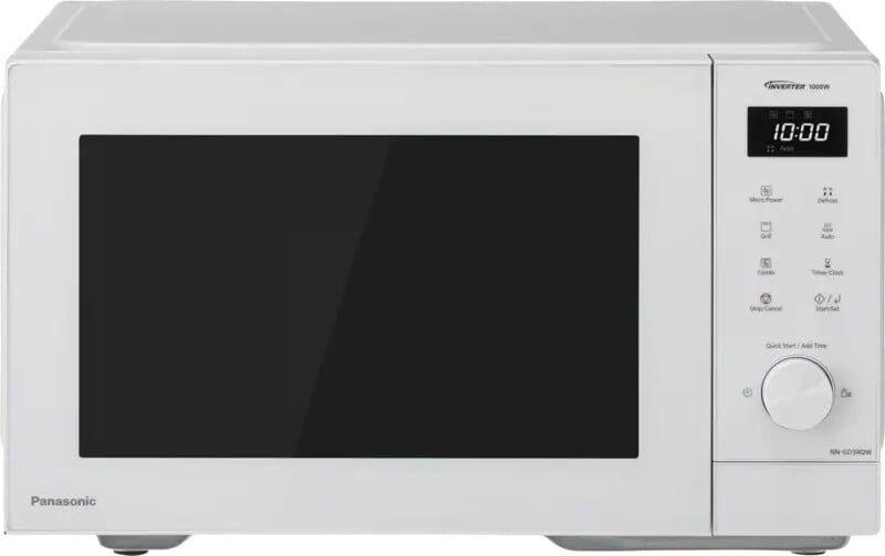 Micro-ondas de Bancada com Grill PANASONIC NN-GD34QWEPG (1000 W - 23 l - Botões e rotativo - Branco e Cinzento)