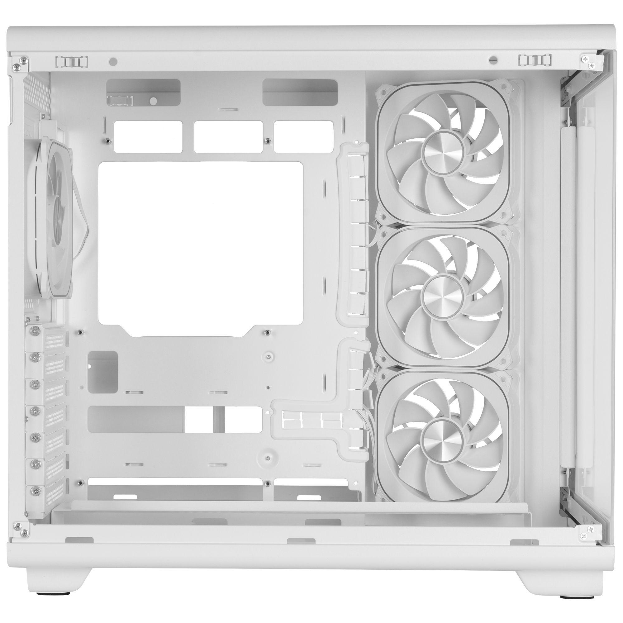 Caixa PC Gaming MARS GAMING MC-REVMAXW (Midi Tower - Ecrã LCD IPS 11,8" - Branco), miniatura 9