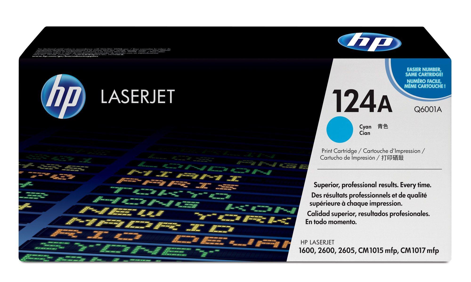 Toner HP Q6001A / 124A (2000 páginas - Ciano)