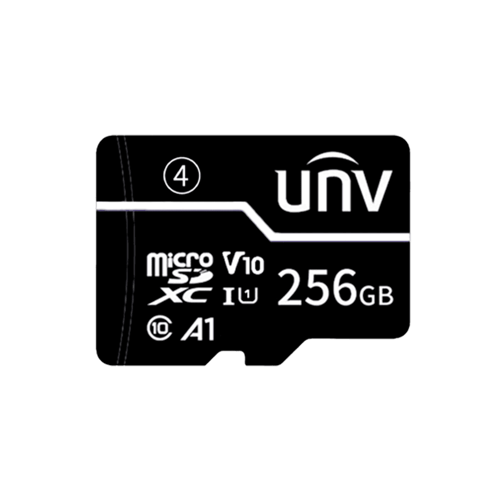 Cartão de Memória UNIVIEW UV-TF-256G-T-C (256GB - Até 75 MB/s)
