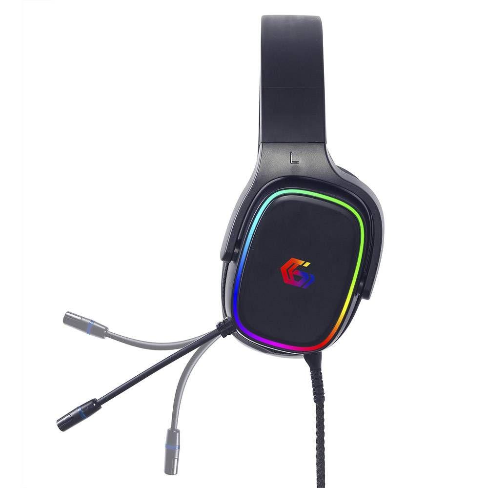 Headset Gaming GEMBIRD GHS-SANPO-S300 (Binaural - Com fios - Circum-aural - Preto), miniatura 4
