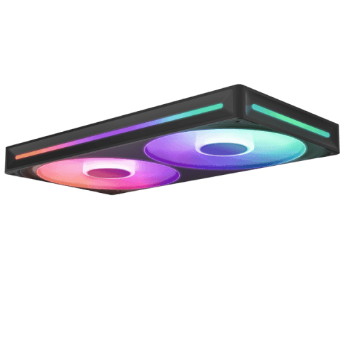 Ventoinha NZXT F280 RGB Core (Plástico, borracha - Multi - 2,25 W - Preto), miniatura 4