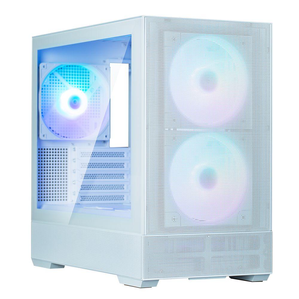 Caixa Micro-ATX ZALMAN P30 Air (Micro ATX, Mini-ITX - Mini Tower - Plástico, aço, vidro temperado - Branco)
