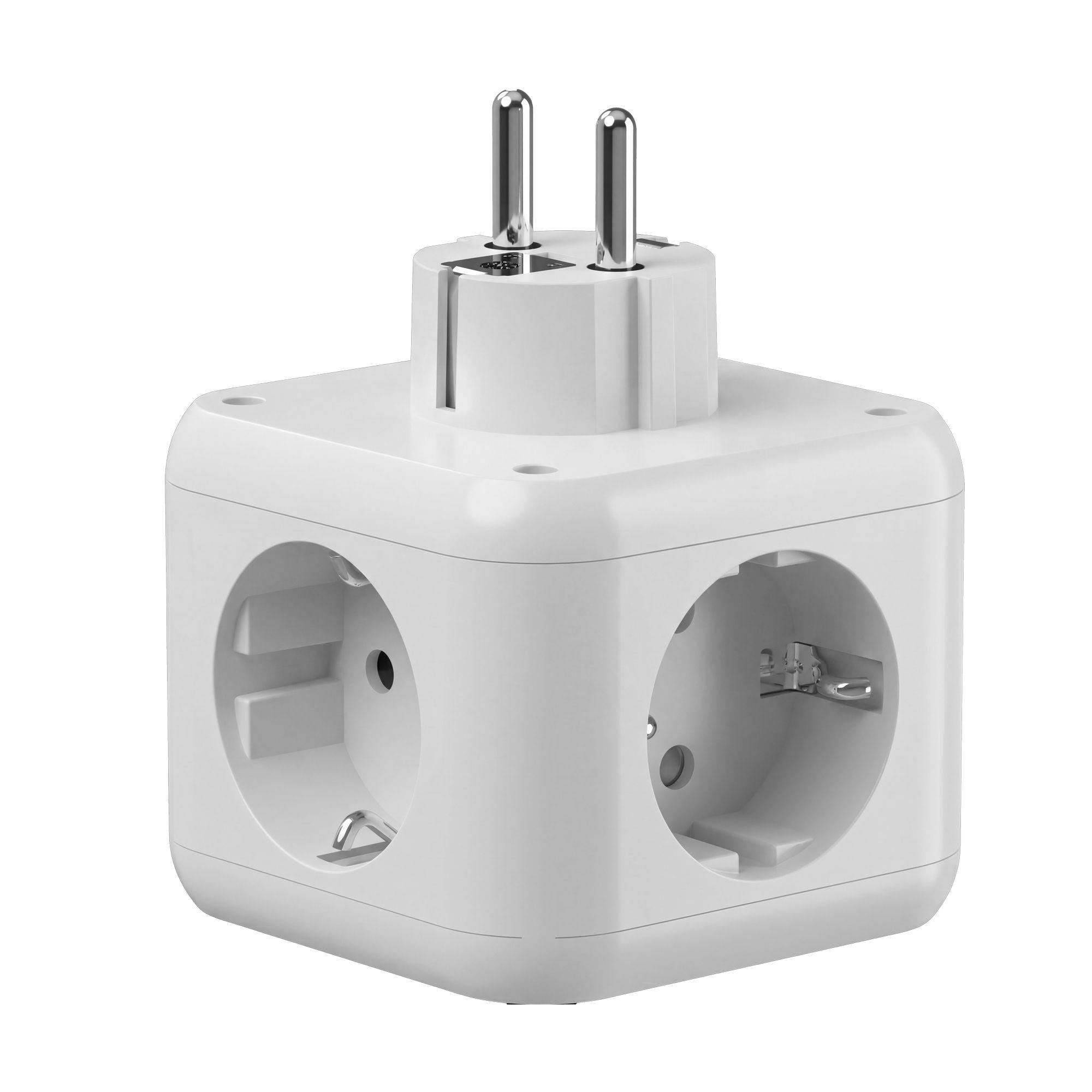 Carregador de Tomadas e USB MARS GAMING MDCUBE20W (3680 W - Branco), miniatura 5