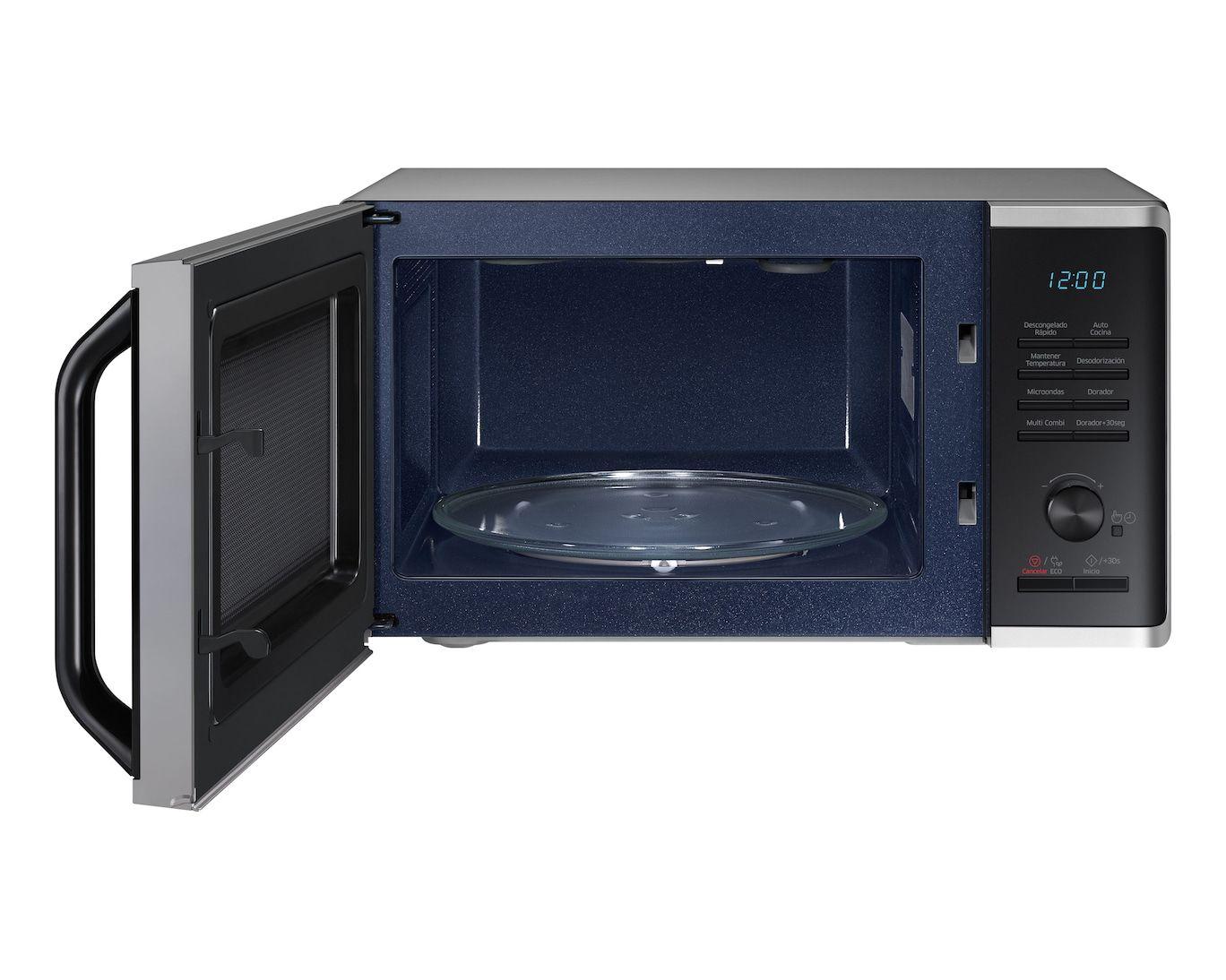 Micro-ondas Independente com Grill SAMSUNG MG23K3515AS (800 W - 1100 W - 23 l - Preto/Prateado) — miniatura 2