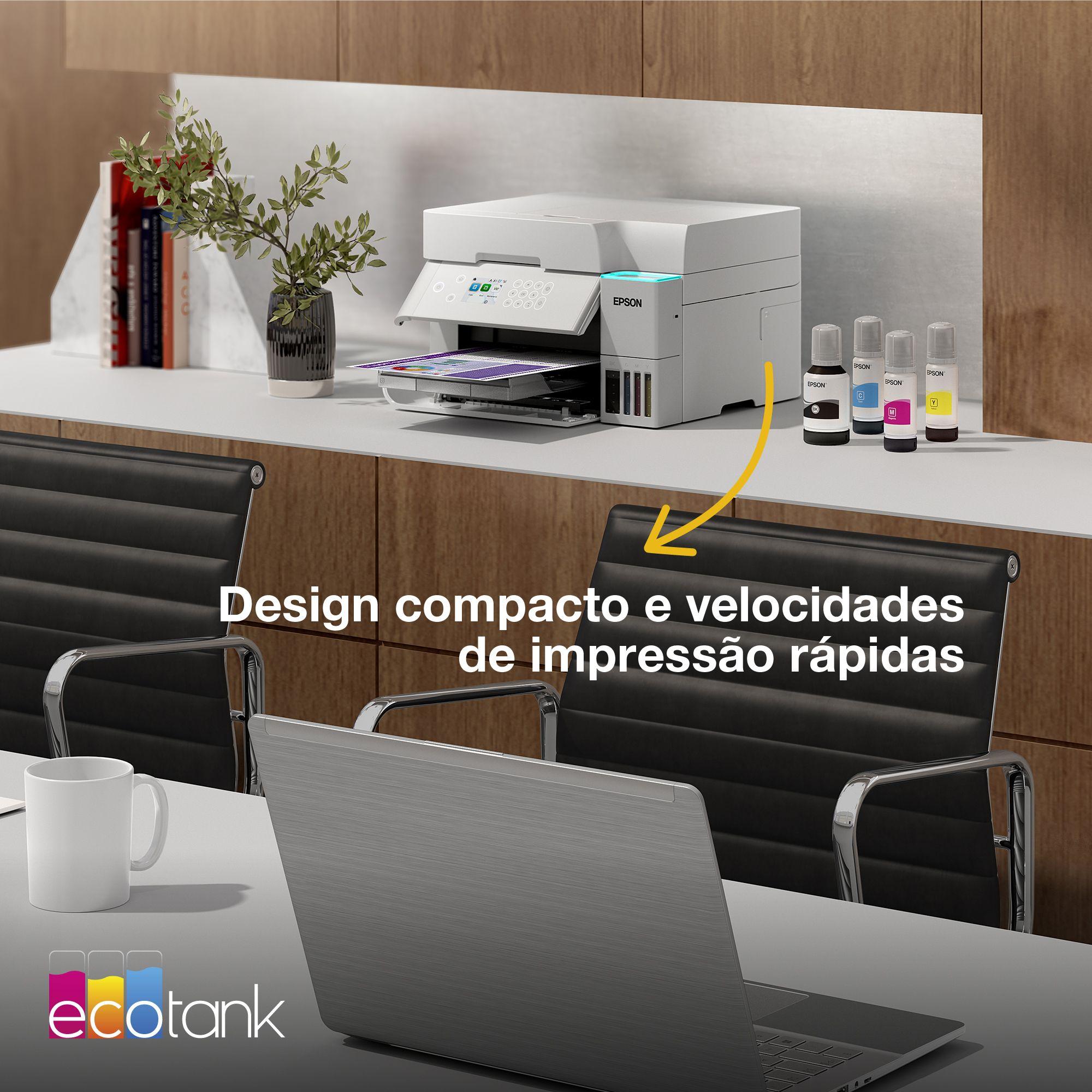 Impressora Multifunções Jato de Tinta EPSON EcoTank ET-3956 (A4 - Impressão a cores - 250 folhas - Branco) — miniatura 9