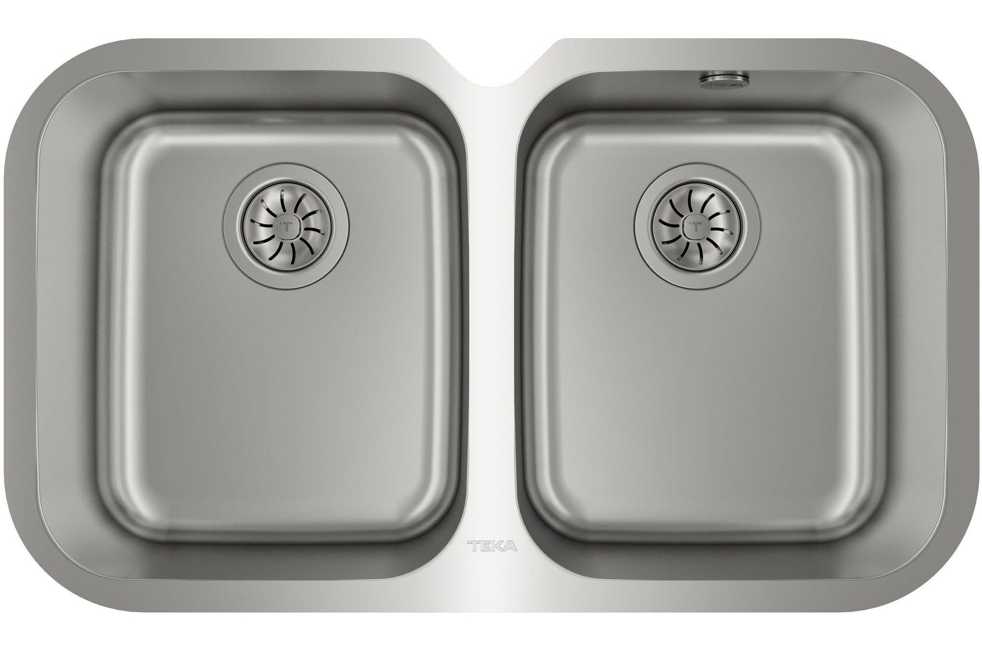 Lava-loiça de Encastre TEKA BE 2C 765 (Inox - Inox)