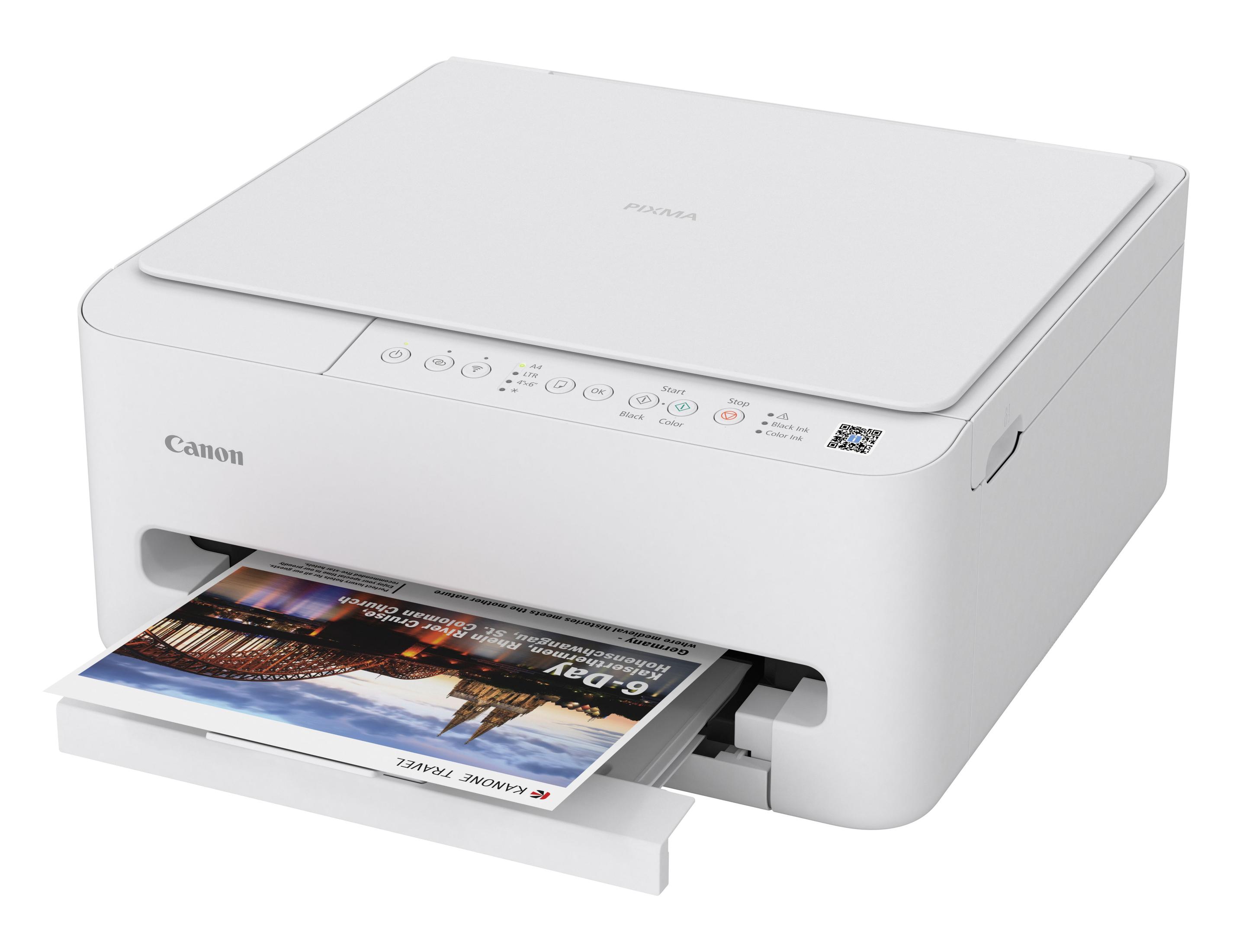 Impressora Multifuncional CANON PIXMA TS4150i (A4 - Impressão a cores - 100 folhas - Branco) — miniatura 2