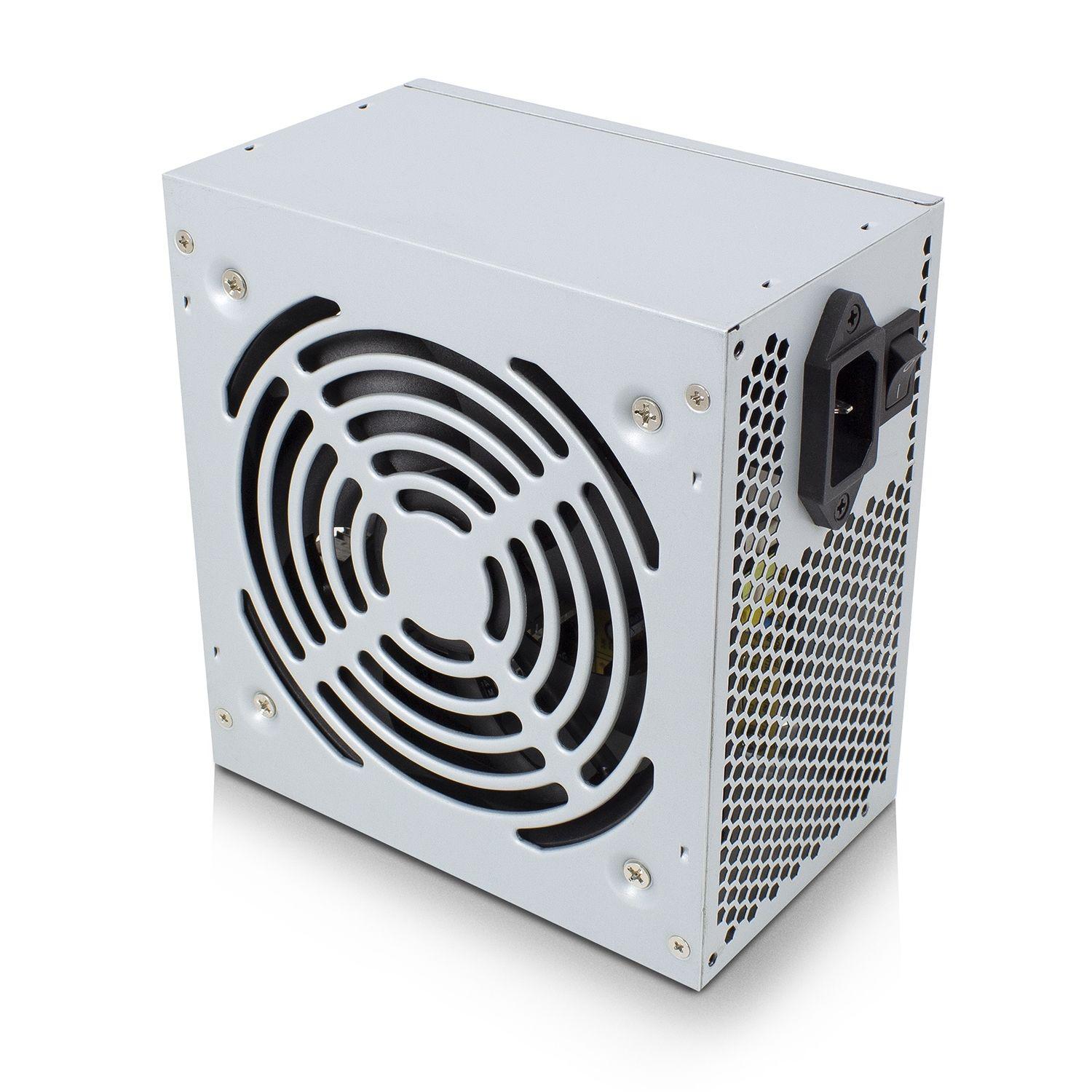 Fonte de Alimentação EWENT EW3909 (ATX - 500 W - Não modular - Cinzento) — imagem 1