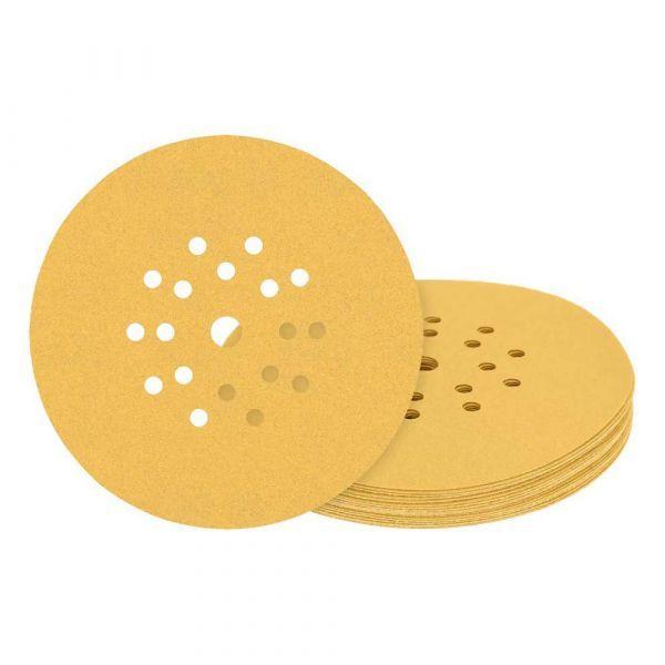 Disco de Lixa BOSCH Expert C470 (225 mm - G100 - 25 unidades - Dourado)