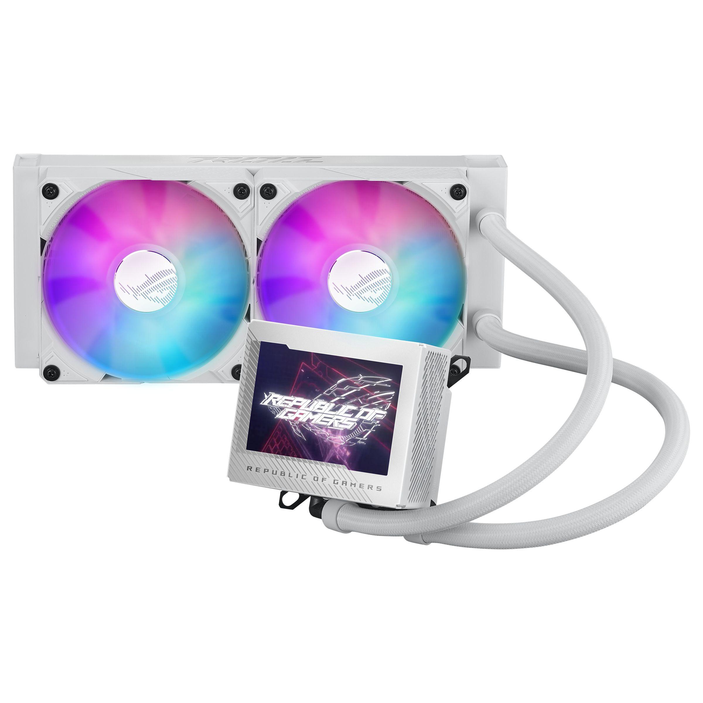 Refrigeração Líquida All-in-One ASUS ROG RYUJIN III 240 ARGB White Edition (12 cm - 2 ventoinhas - 2200 RPM - Branco) — miniatura 4