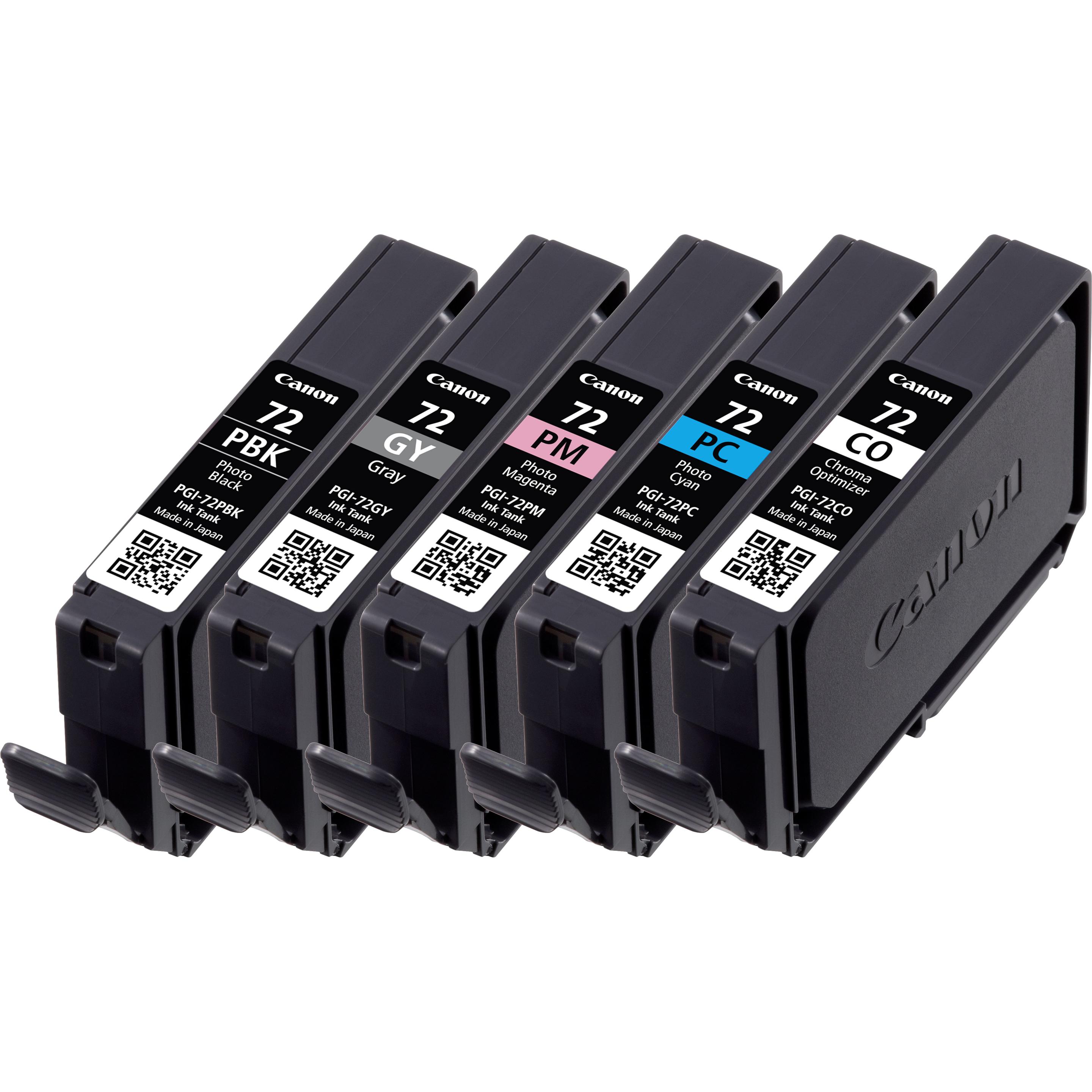 Multipack de Tinteiros CANON PGI-72 PBK/GY/PM/PC/CO (Canon PIXMA PRO-10)