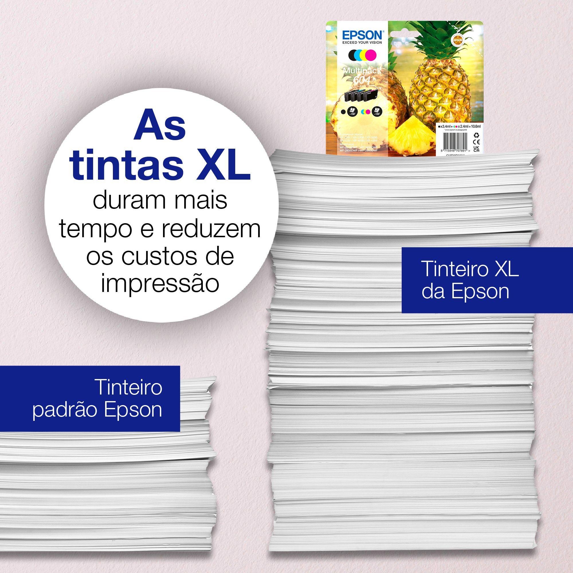 Tinteiro EPSON 604 C13T10G44010 (Até 130 páginas - Amarelo) — miniatura 2