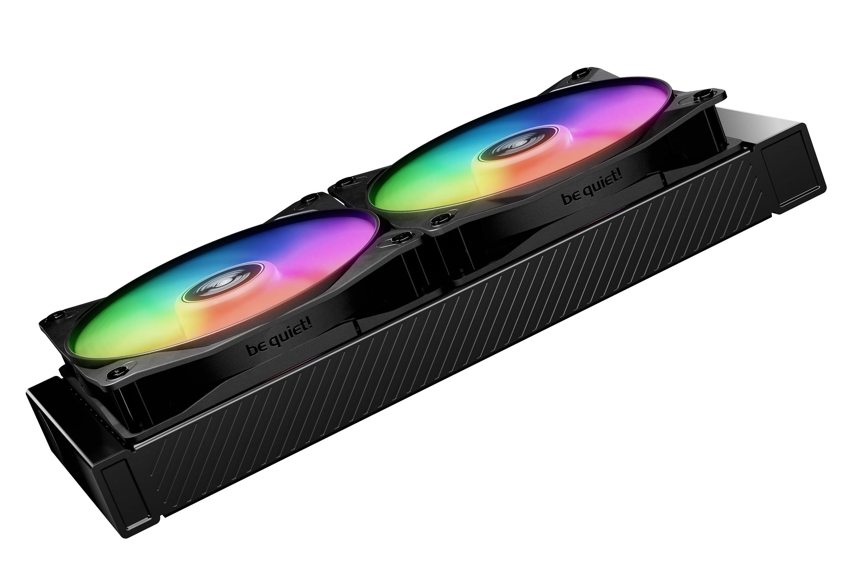 Ventoinhas BE QUIET! Light Wings LX 140mm PWM High Speed 3-Pack (5,4 W - Preto), miniatura 3