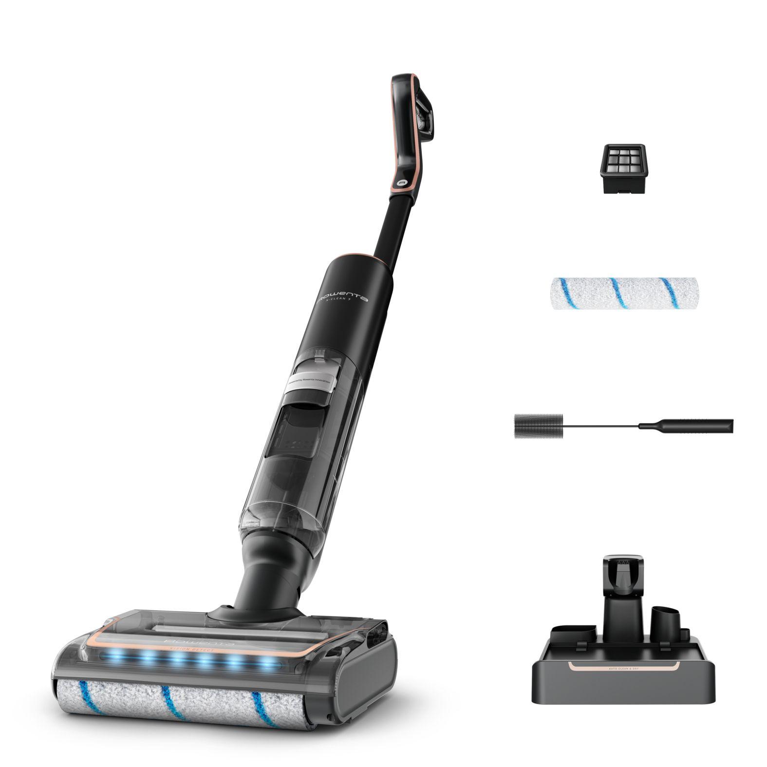 Aspirador Vertical 2 em 1 ROWENTA X-Clean 7 GZ5736E0 (Altura 119,2 cm - 50 min - Sem bolsa - Preto)
