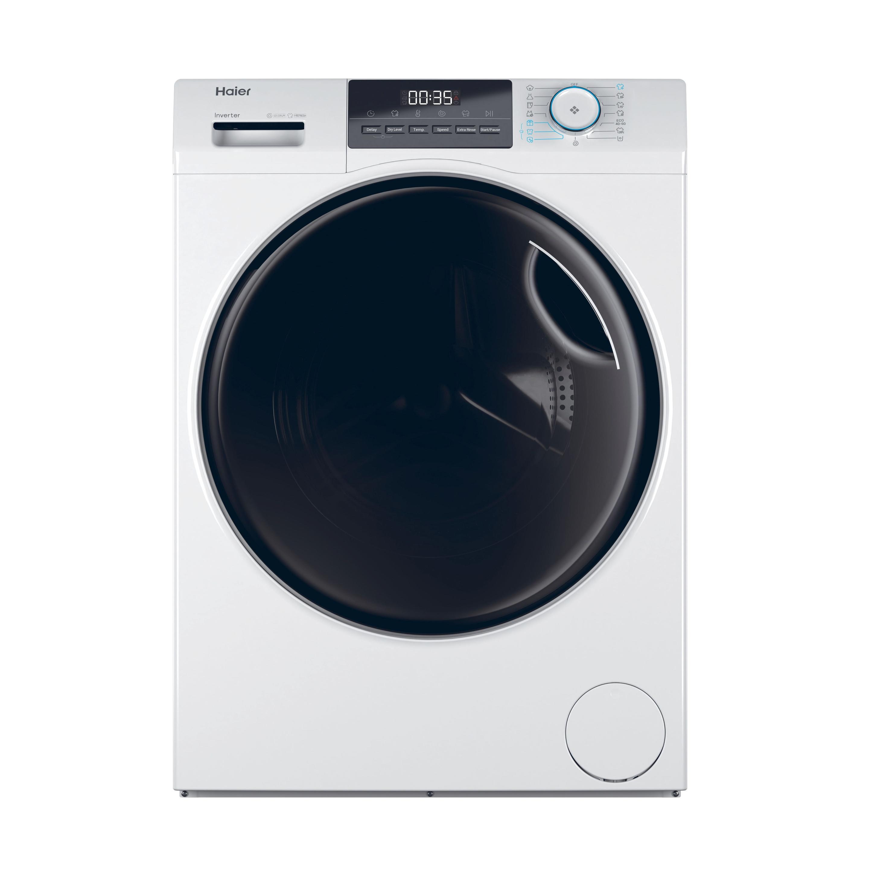 Máquina de Lavar e Secar Roupa Independente HAIER HWD90BP14929A (B - 9 kg - 5 kg - Branco)