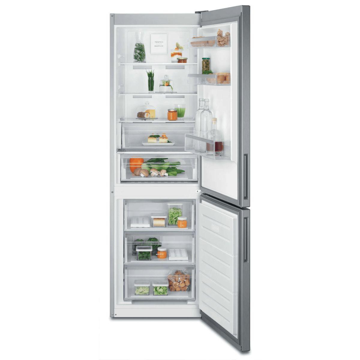Frigorífico Combinado Independente ELECTROLUX LNT6ME32U2 (324 l - 186x59,5x65 cm - 186 cm - Inox)