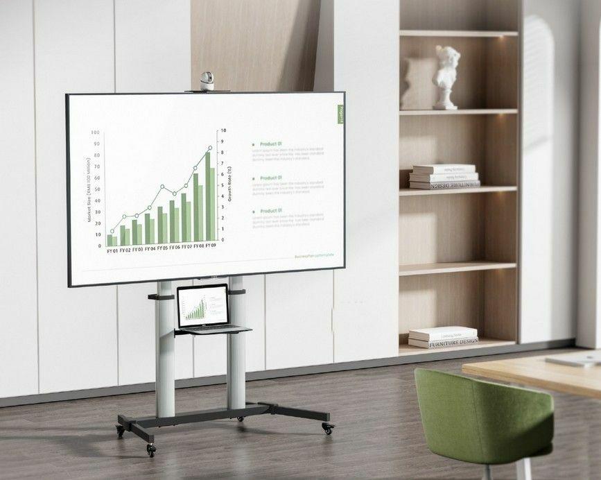 Carrinho de Chão para TV com Rodas EQUIP 650631 (60"-100" - VESA até 1000 x 600 mm - Preto), miniatura 5