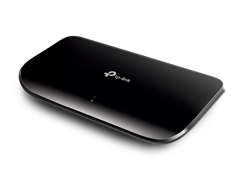 Switch TP-LINK TL-SG1008D V8 (Gigabit Ethernet - 2 MB - 16 Gbit/s - Preto) — miniatura 2