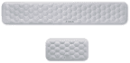Pack de 2 Apoios de Pulso SUBBLIM Ergo Airpadding (Antideslizante - Teclado e rato - Prateado)