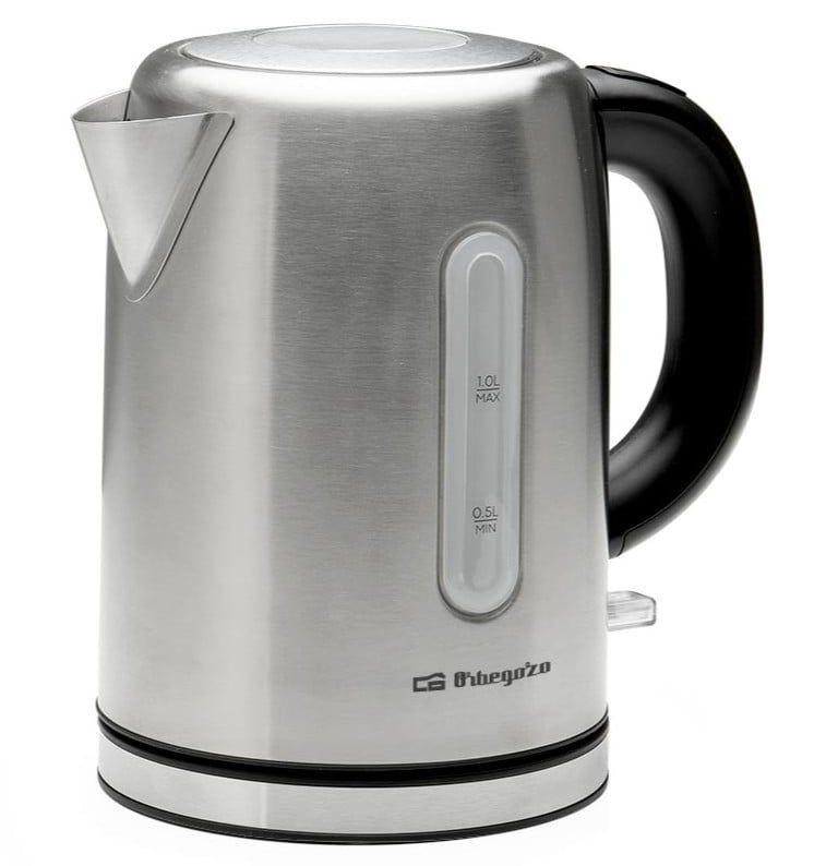 Jarro Elétrico ORBEGOZO KT6023 (2200 W - 1 L - Inox)