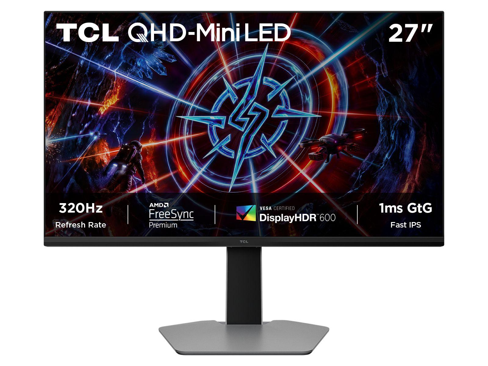 Monitor TCL 27P2A Pro (27" - IPS - 320 Hz - Cinzento)