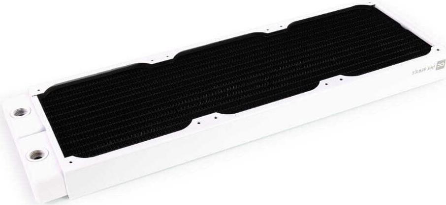 Radiador de Refrigeração Líquida ALPHACOOL HPE-30 Full Copper 360mm (5 Conectores - Branco)