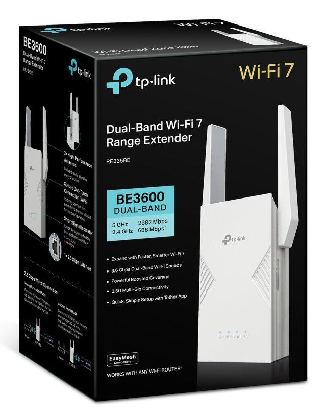Extensor de Rede TP-LINK RE235BE (2882 Mbit/s - Dual band - RJ-45 - Branco), miniatura 12