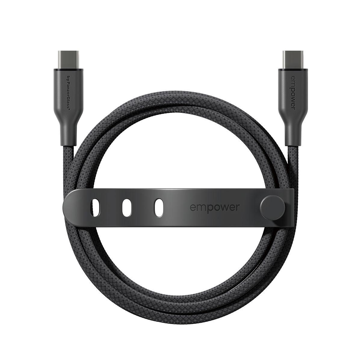 Cabo USB-C para USB-C PANZERGLASS empower™ Racing (2 m - Preto) — miniatura 3