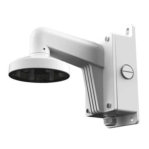 Suporte de Parede para Câmara Dome HIKVISION DS-1273ZJ-130B (Exterior - Passador de Cabos - Branco)