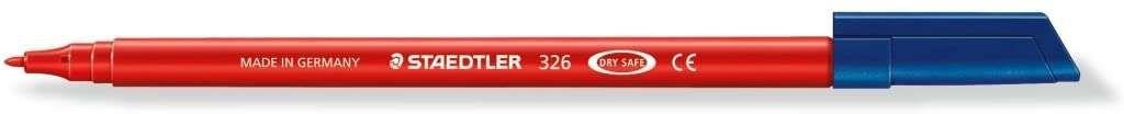 Marcador de Ponta de Fibra STAEDTLER Noris 326 (Polipropileno - Vermelho)