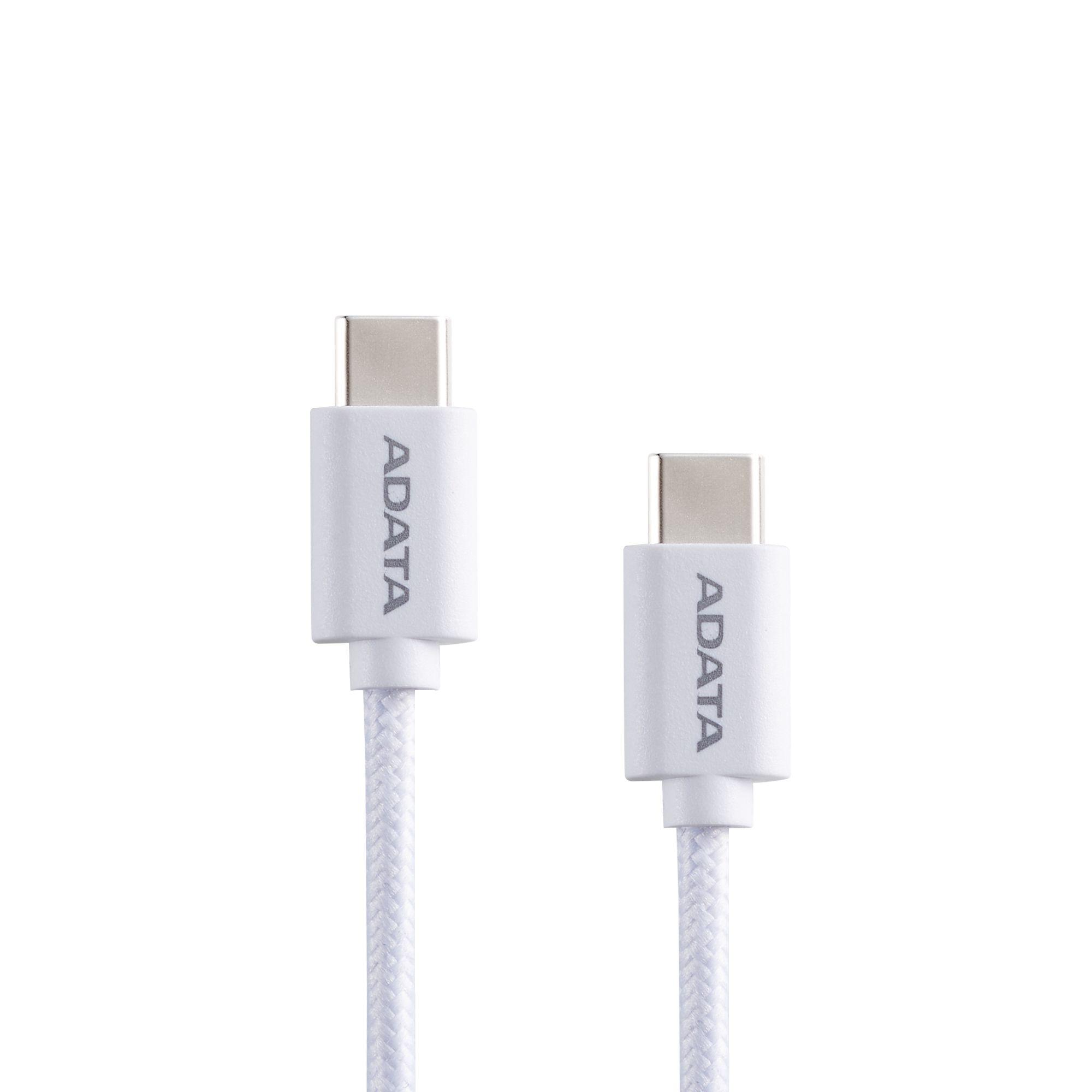 Cabo USB-C ADATA CACC-200PN-WH (2 m - USB C - Branco)
