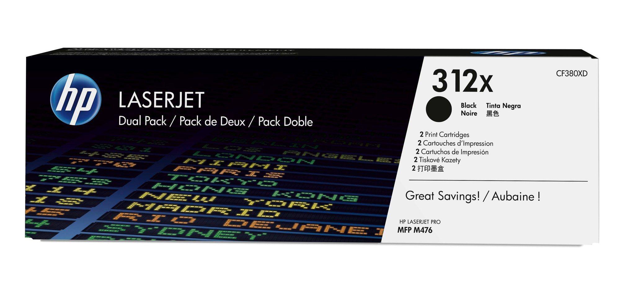 Toner HP 312X CF380XD (8800 páginas - Preto)