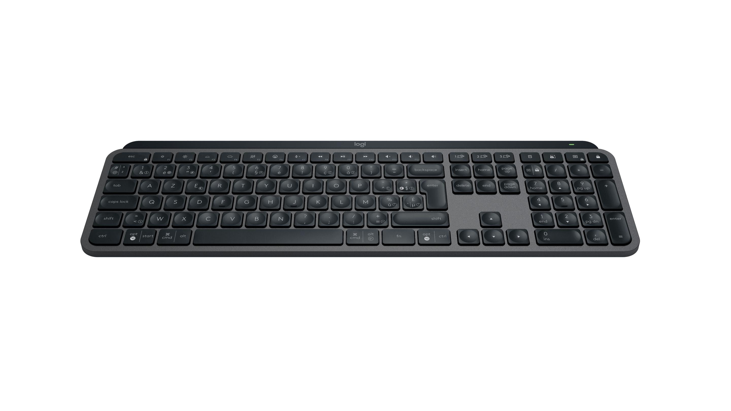 Teclado LOGITECH MX Keys S (Belga - Teclas tesoura - Tamanho completo - Grafite) — miniatura 7